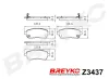 Bremsbelagsatz, Scheibenbremse Vorderachse DAVID VASCO Z3437 Bild Bremsbelagsatz, Scheibenbremse Vorderachse DAVID VASCO Z3437