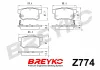 Bremsbelagsatz, Scheibenbremse Hinterachse DAVID VASCO Z774 Bild Bremsbelagsatz, Scheibenbremse Hinterachse DAVID VASCO Z774