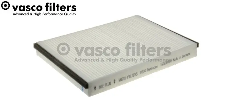 Filter, Innenraumluft Motorraum beifahrerseitig DAVID VASCO O736