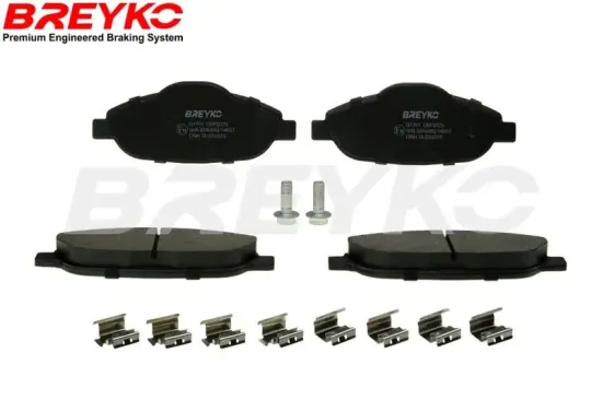 Bremsbelagsatz, Scheibenbremse Vorderachse DAVID VASCO Q1761 Bild Bremsbelagsatz, Scheibenbremse Vorderachse DAVID VASCO Q1761