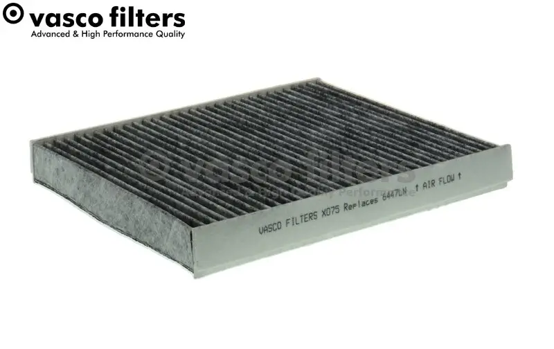 Filter, Innenraumluft Motorraum beifahrerseitig DAVID VASCO X075