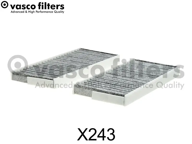 Filter, Innenraumluft unter der Mittelkonsole DAVID VASCO X243