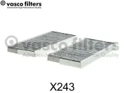 Filter, Innenraumluft unter der Mittelkonsole DAVID VASCO X243