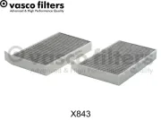 Filter, Innenraumluft unter der Mittelkonsole DAVID VASCO X843