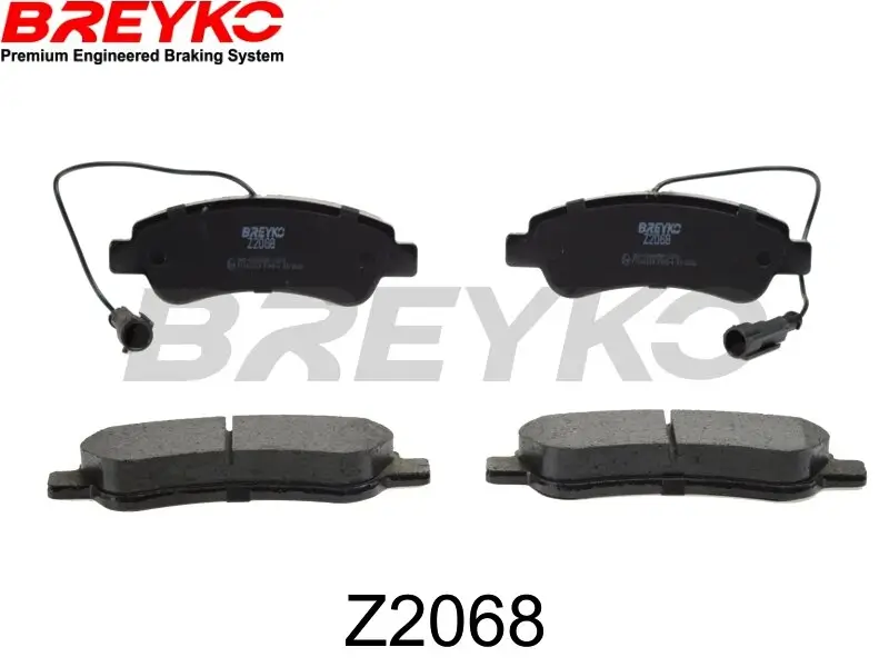 Bremsbelagsatz, Scheibenbremse Hinterachse DAVID VASCO Z2068