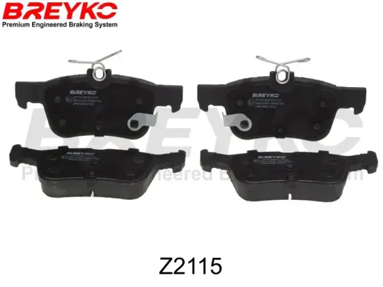 Bremsbelagsatz, Scheibenbremse Hinterachse DAVID VASCO Z2115 Bild Bremsbelagsatz, Scheibenbremse Hinterachse DAVID VASCO Z2115