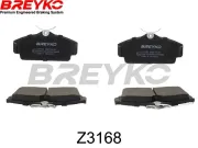 Bremsbelagsatz, Scheibenbremse Vorderachse DAVID VASCO Z3168