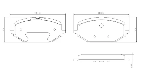 Bremsbelagsatz, Scheibenbremse Hinterachse HUSCH JL2652 Bild Bremsbelagsatz, Scheibenbremse Hinterachse HUSCH JL2652
