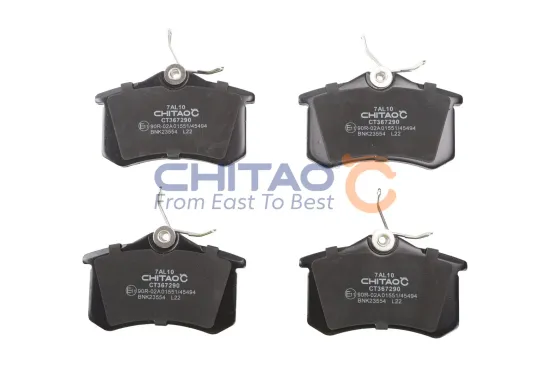 Bremsbelagsatz, Scheibenbremse Hinterachse CHITAO CT367290 Bild Bremsbelagsatz, Scheibenbremse Hinterachse CHITAO CT367290