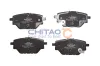 Bremsbelagsatz, Scheibenbremse Hinterachse CHITAO CT399100 Bild Bremsbelagsatz, Scheibenbremse Hinterachse CHITAO CT399100