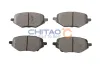 Bremsbelagsatz, Scheibenbremse Hinterachse CHITAO CT87567