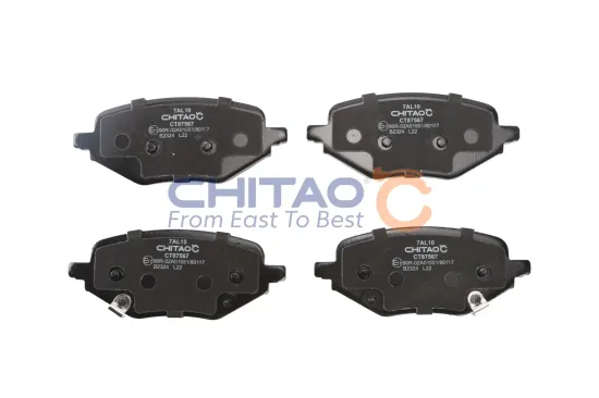 Bremsbelagsatz, Scheibenbremse Hinterachse CHITAO CT87567 Bild Bremsbelagsatz, Scheibenbremse Hinterachse CHITAO CT87567