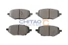 Bremsbelagsatz, Scheibenbremse Hinterachse CHITAO CT87567 Bild Bremsbelagsatz, Scheibenbremse Hinterachse CHITAO CT87567