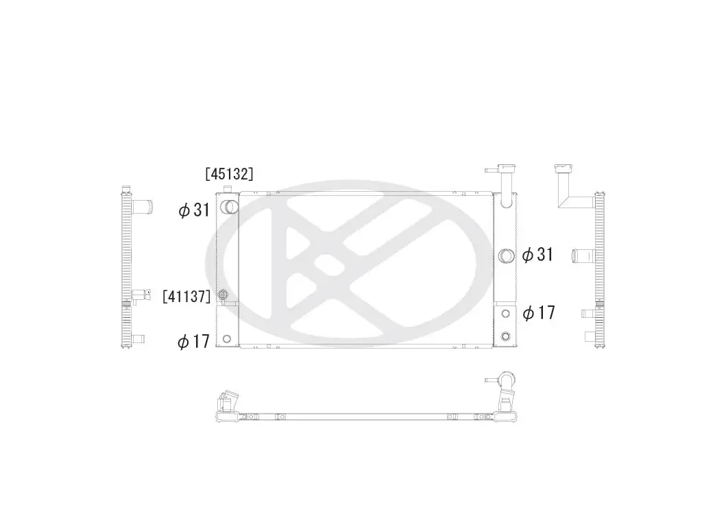 Kühler, Motorkühlung KOYORAD AA010012