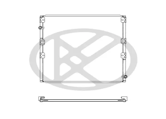 Kondensator, Klimaanlage KOYORAD CD010180M0A