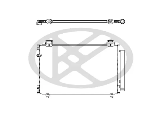 Kondensator, Klimaanlage KOYORAD CD010379M Bild Kondensator, Klimaanlage KOYORAD CD010379M