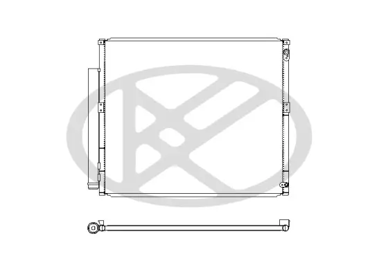 Kondensator, Klimaanlage KOYORAD CD010460M