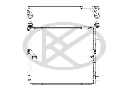 Kondensator, Klimaanlage KOYORAD CD010473M Bild Kondensator, Klimaanlage KOYORAD CD010473M