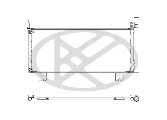 Kondensator, Klimaanlage KOYORAD CD010497M Bild Kondensator, Klimaanlage KOYORAD CD010497M