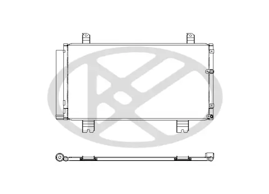 Kondensator, Klimaanlage KOYORAD CD010511M Bild Kondensator, Klimaanlage KOYORAD CD010511M