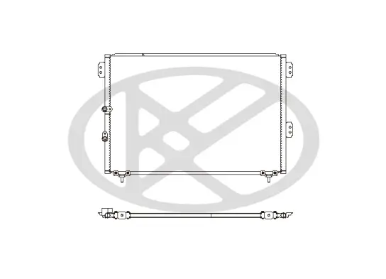 Kondensator, Klimaanlage KOYORAD CD010561 Bild Kondensator, Klimaanlage KOYORAD CD010561