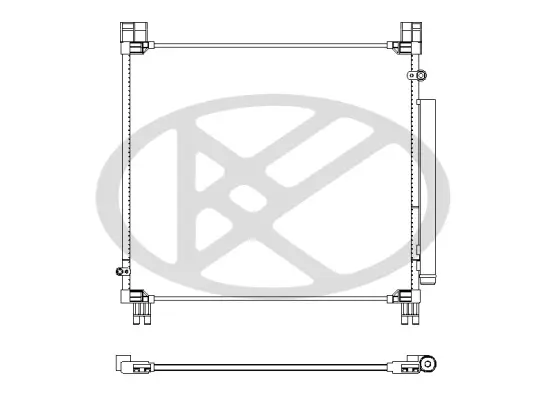 Kondensator, Klimaanlage KOYORAD CD011050