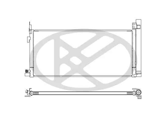 Kondensator, Klimaanlage KOYORAD CD011325 Bild Kondensator, Klimaanlage KOYORAD CD011325