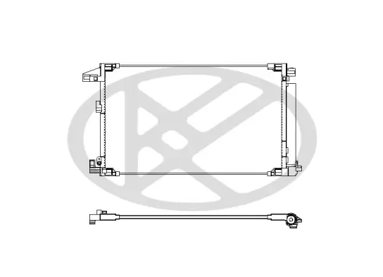 Kondensator, Klimaanlage KOYORAD CD011372 Bild Kondensator, Klimaanlage KOYORAD CD011372