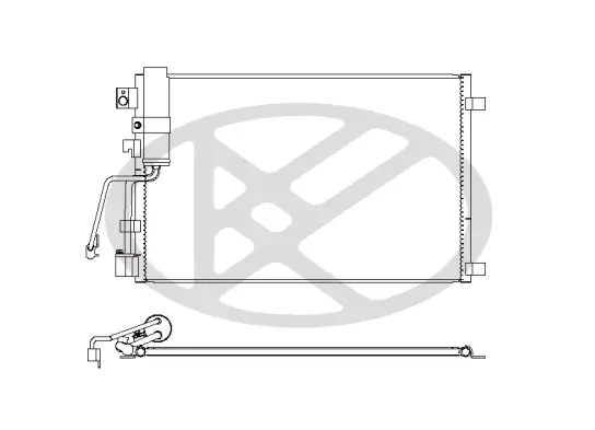 Kondensator, Klimaanlage KOYORAD CD020462 Bild Kondensator, Klimaanlage KOYORAD CD020462
