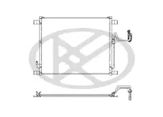 Kondensator, Klimaanlage KOYORAD CD020510