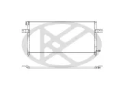 Kondensator, Klimaanlage KOYORAD CD020621