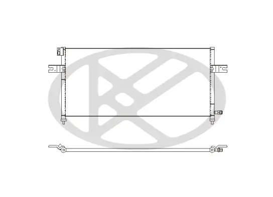 Kondensator, Klimaanlage KOYORAD CD020621 Bild Kondensator, Klimaanlage KOYORAD CD020621