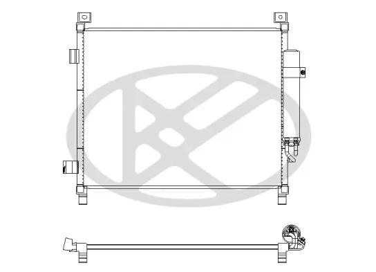 Kondensator, Klimaanlage KOYORAD CD021024