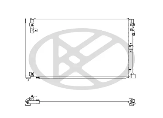 Kondensator, Klimaanlage KOYORAD CD021041 Bild Kondensator, Klimaanlage KOYORAD CD021041