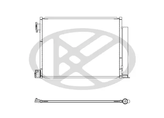 Kondensator, Klimaanlage KOYORAD CD021313 Bild Kondensator, Klimaanlage KOYORAD CD021313
