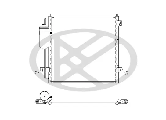 Kondensator, Klimaanlage KOYORAD CD030432 Bild Kondensator, Klimaanlage KOYORAD CD030432