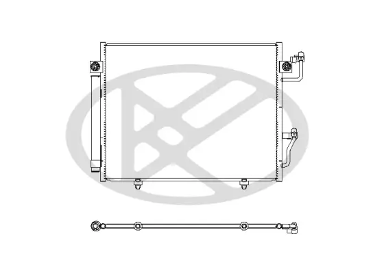 Kondensator, Klimaanlage KOYORAD CD030439 Bild Kondensator, Klimaanlage KOYORAD CD030439