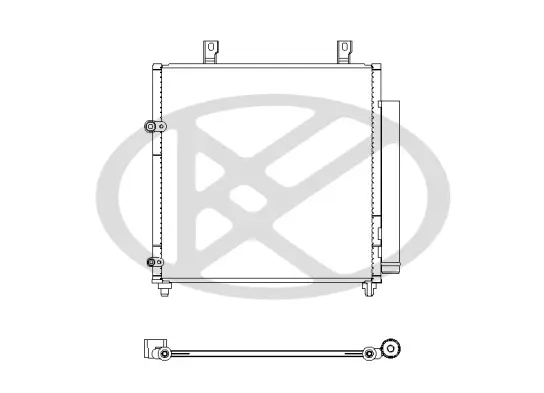 Kondensator, Klimaanlage KOYORAD CD031211