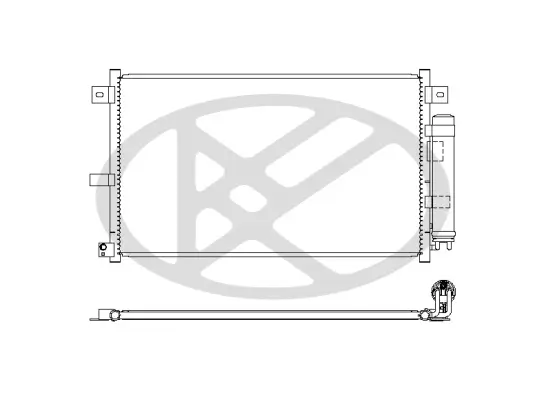 Kondensator, Klimaanlage KOYORAD CD060422 Bild Kondensator, Klimaanlage KOYORAD CD060422