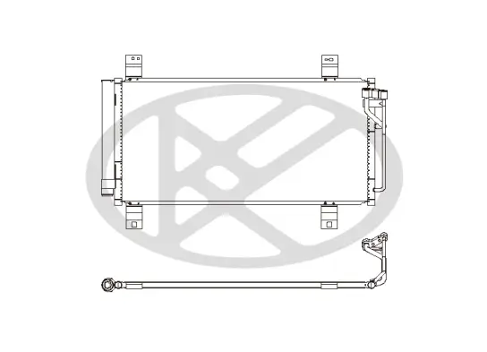 Kondensator, Klimaanlage KOYORAD CD060622