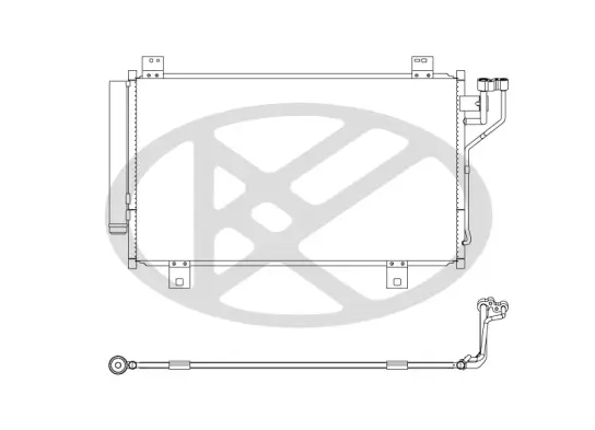 Kondensator, Klimaanlage KOYORAD CD060754