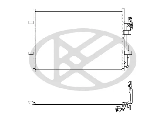 Kondensator, Klimaanlage KOYORAD CD060931