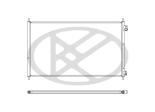 Kondensator, Klimaanlage KOYORAD CD080457