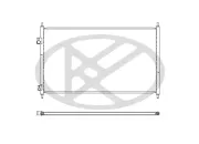 Kondensator, Klimaanlage KOYORAD CD080507