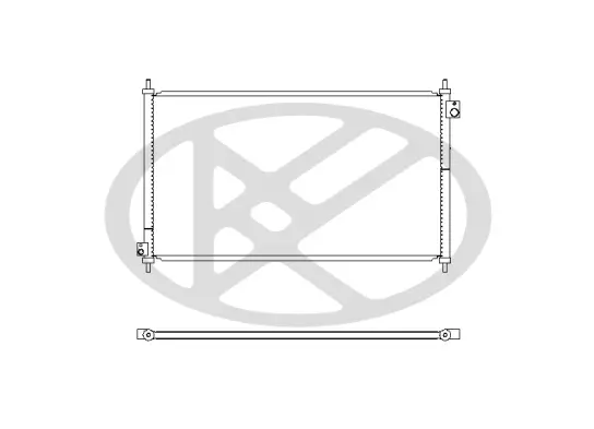 Kondensator, Klimaanlage KOYORAD CD080589