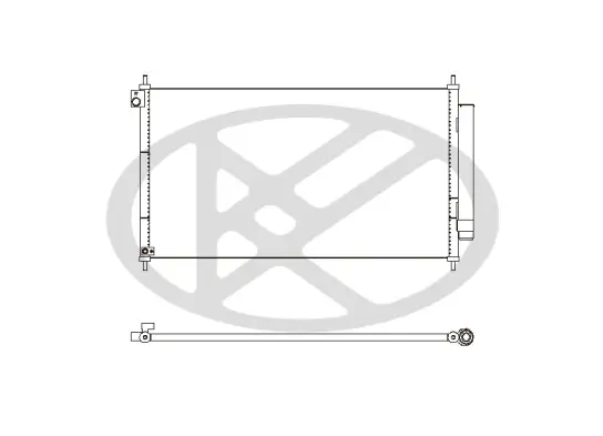 Kondensator, Klimaanlage KOYORAD CD080597