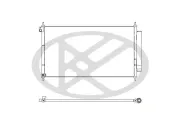 Kondensator, Klimaanlage KOYORAD CD080597