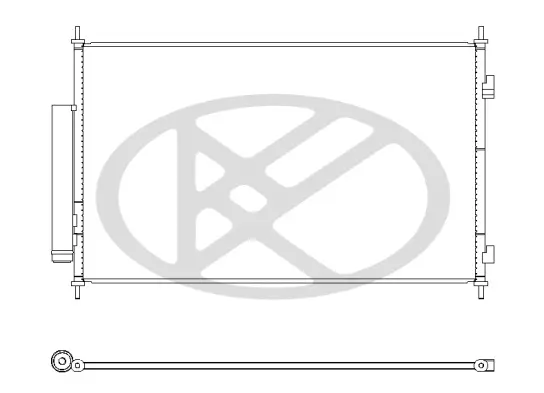 Kondensator, Klimaanlage KOYORAD CD081010