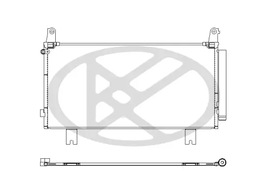 Kondensator, Klimaanlage KOYORAD CD081194