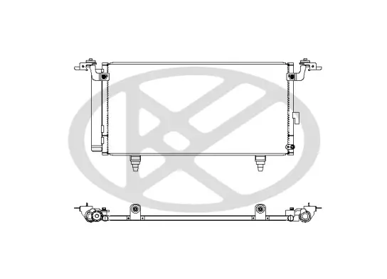 Kondensator, Klimaanlage KOYORAD CD090542M Bild Kondensator, Klimaanlage KOYORAD CD090542M